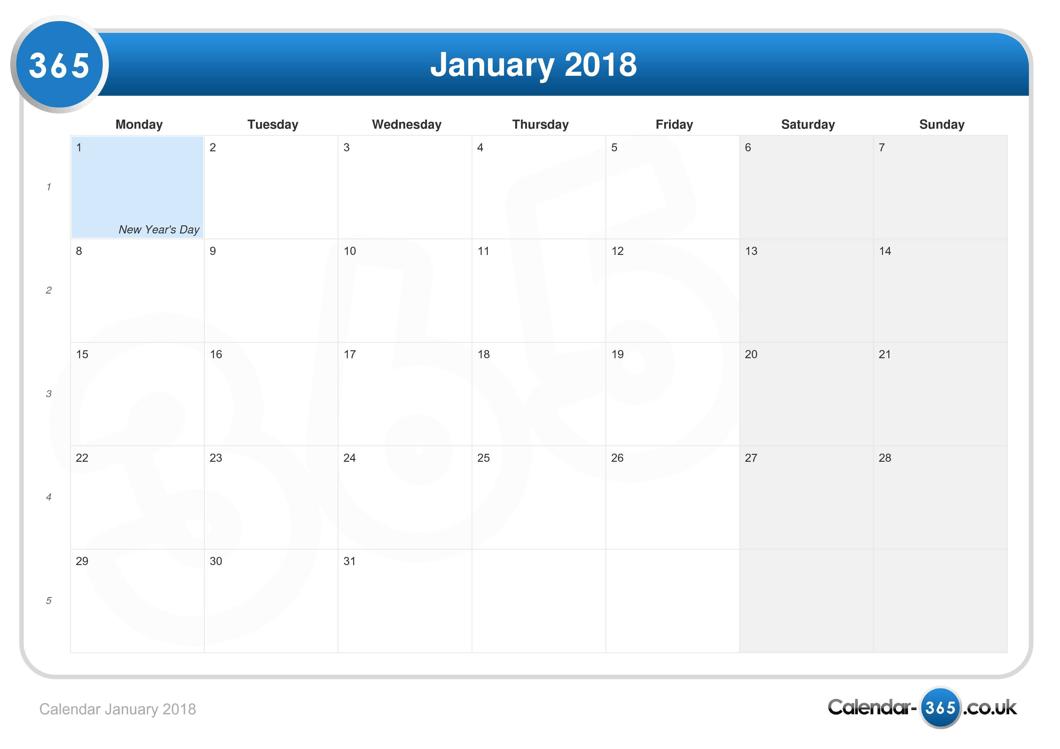 calendar-january-2018